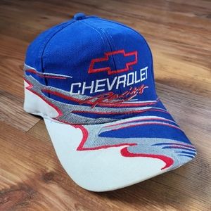 Rare Vintage 1990s Chevrolet Racing Strapback Hat